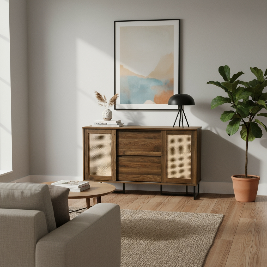 Harper Multipurpose Cabinet (Columbia Nut)