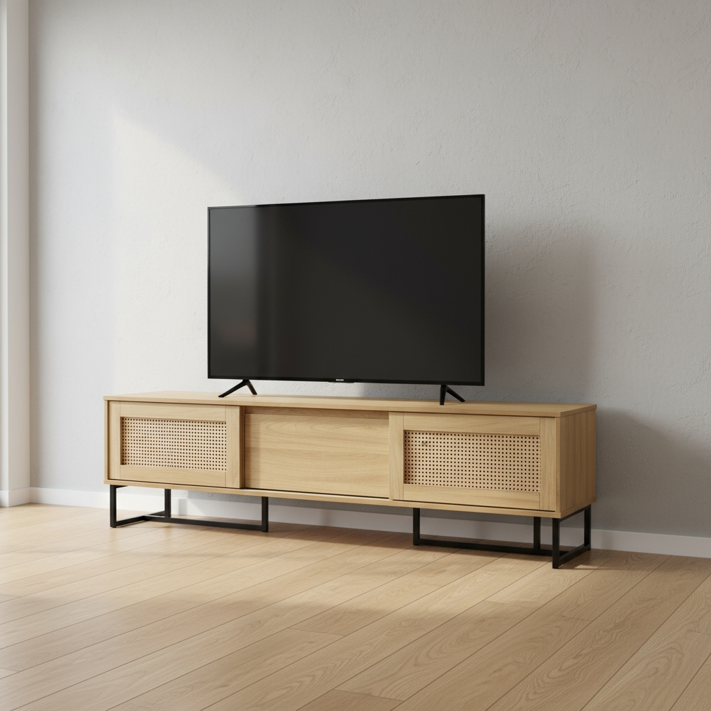 Harper TV Console (Honey Maple)
