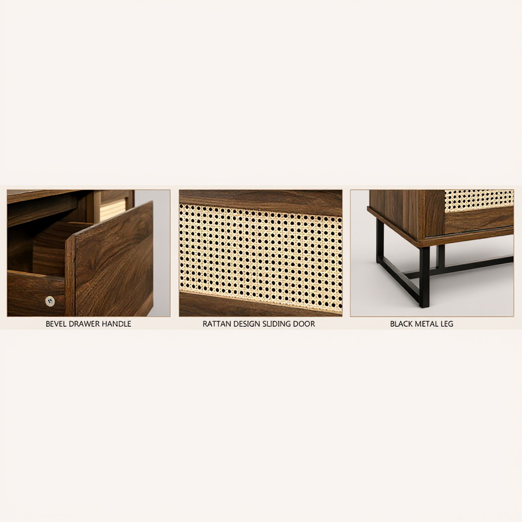Harper TV Console (Honey Maple)