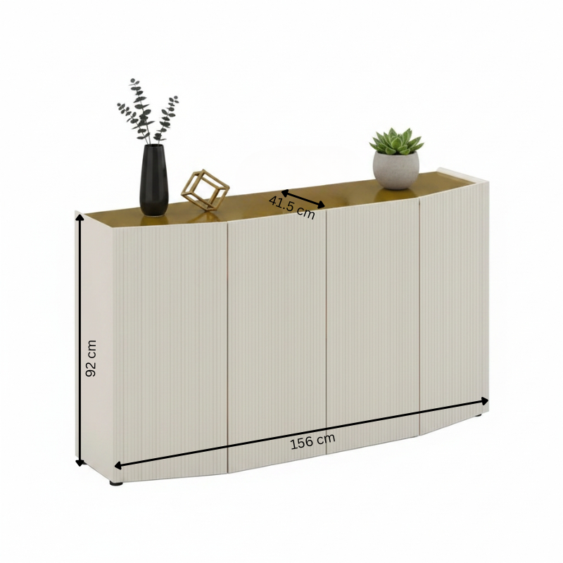 Ivory Buffet Cabinet