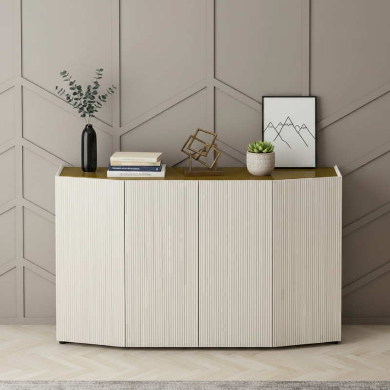 Ivory Buffet Cabinet