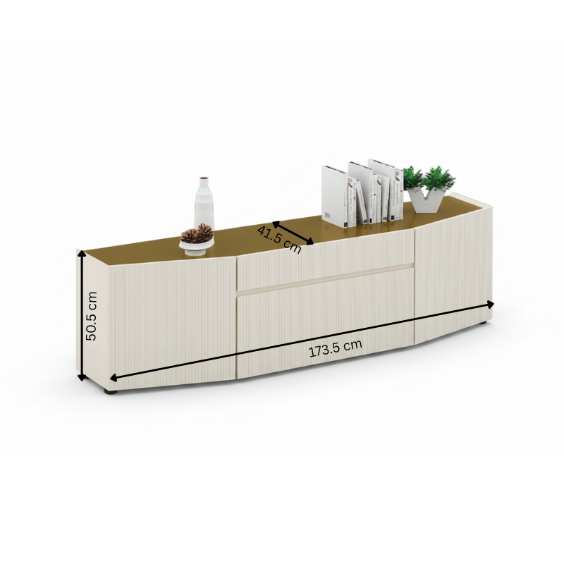 Ivory TV Console