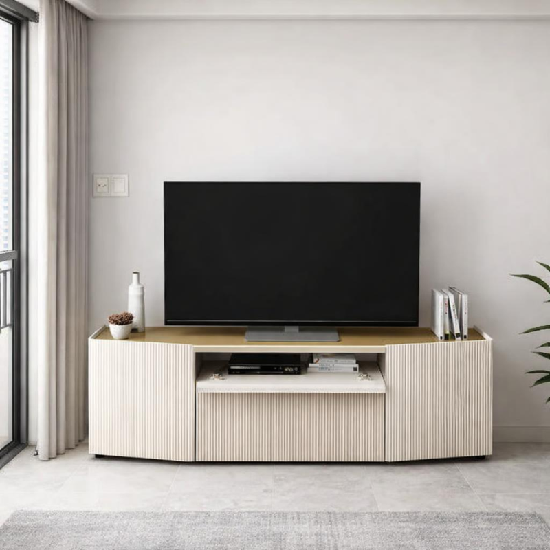 Ivory TV Console