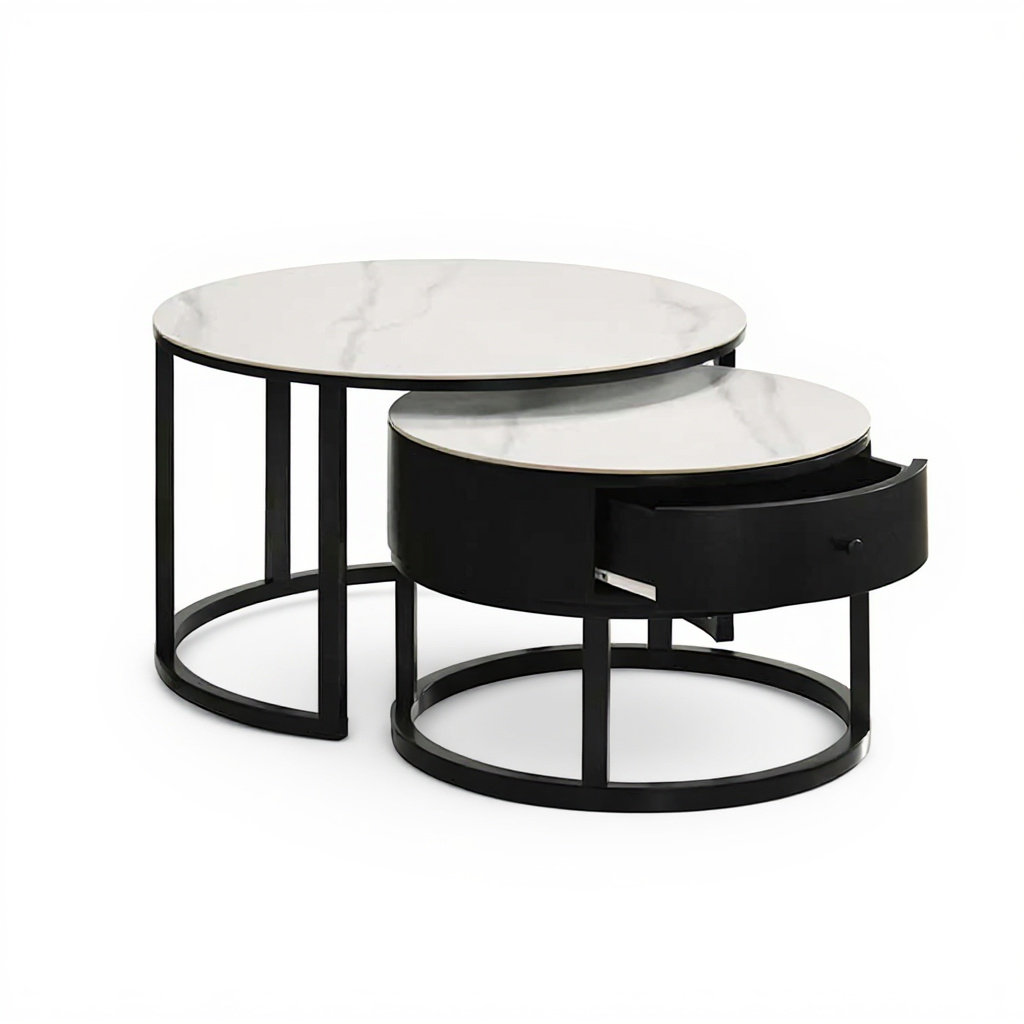Jarden 2 in 1 Round Coffee Table