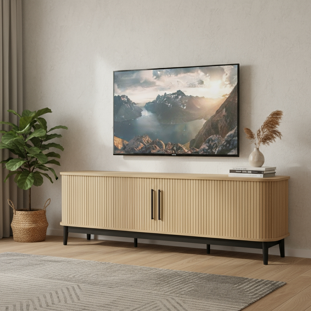 Jarden TV Console (Honey Maple)