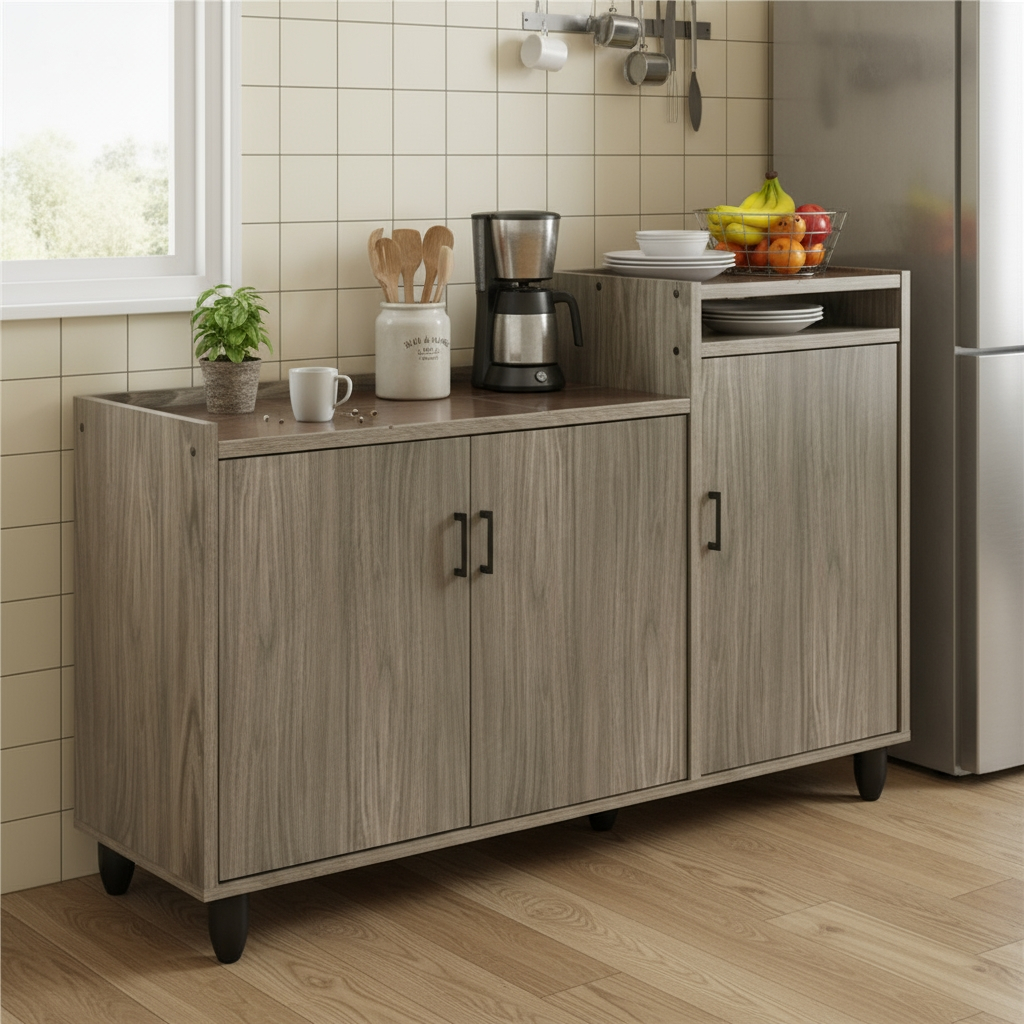 Jim 4ft Kitchen Cabinet (Oak)