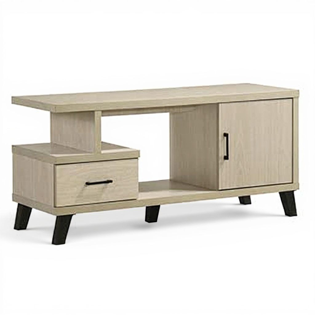 Jim 4ft TV Console (White Ash)