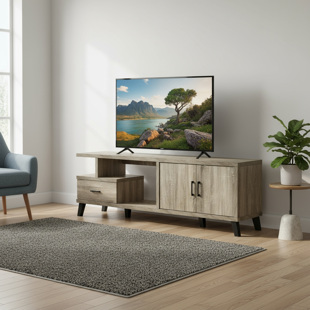 Jim 6ft TV Console (Oak)