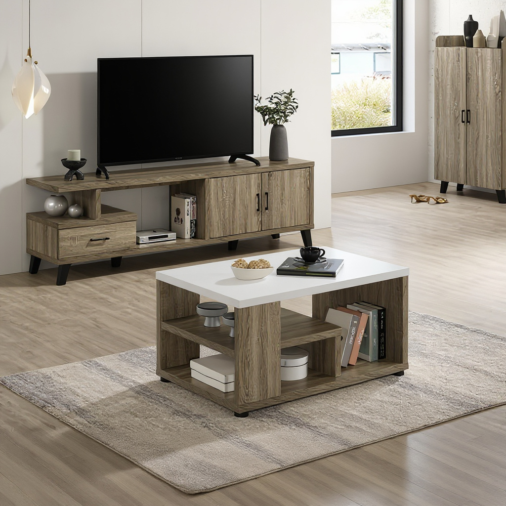 Jim 6ft TV Console (Oak)