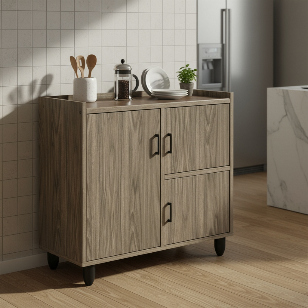 Jim Kitchen Cabinet (Oak)