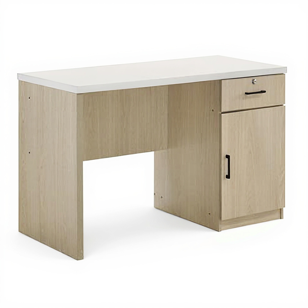 Jim Office Table (White Ash)