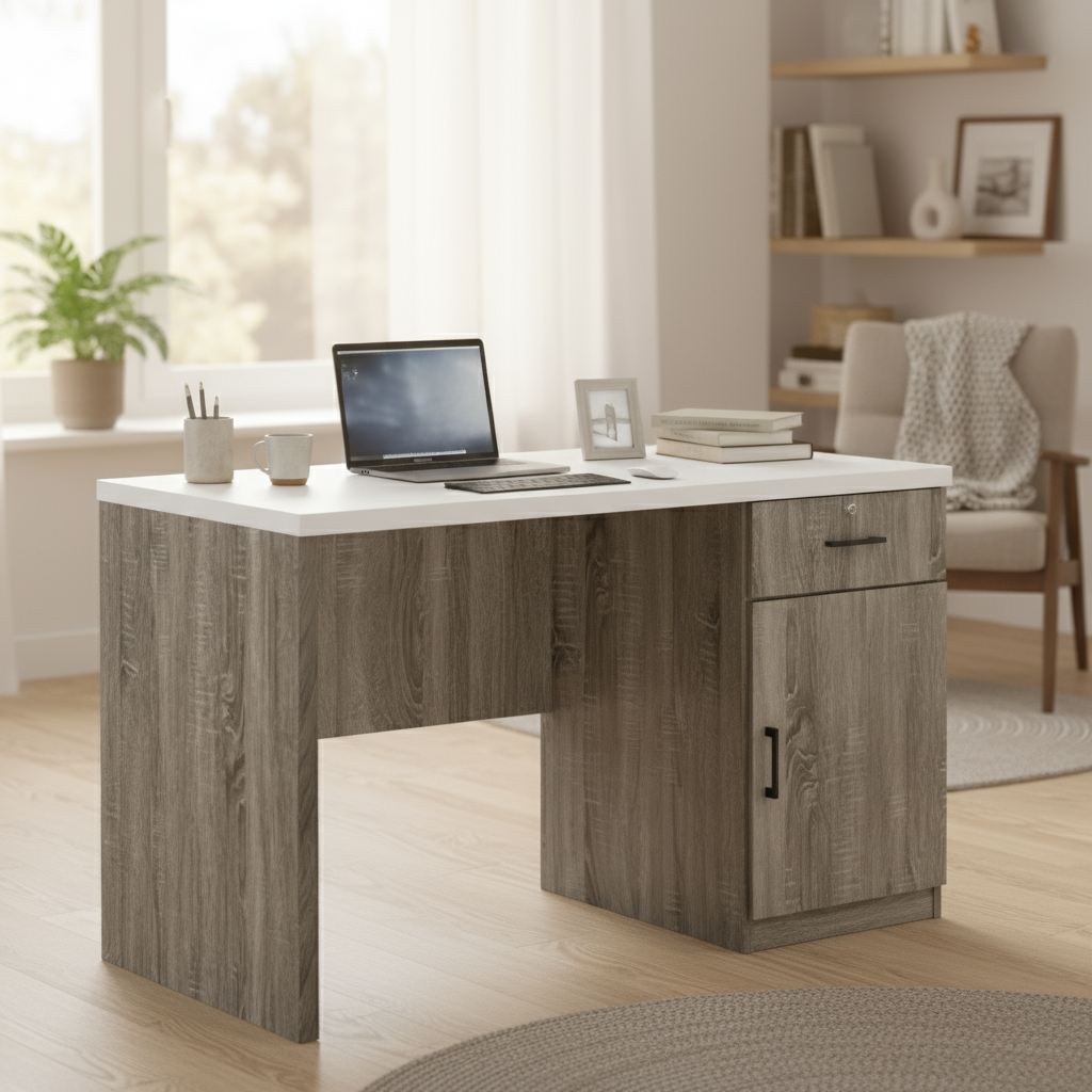 Jim Office Table (Oak)