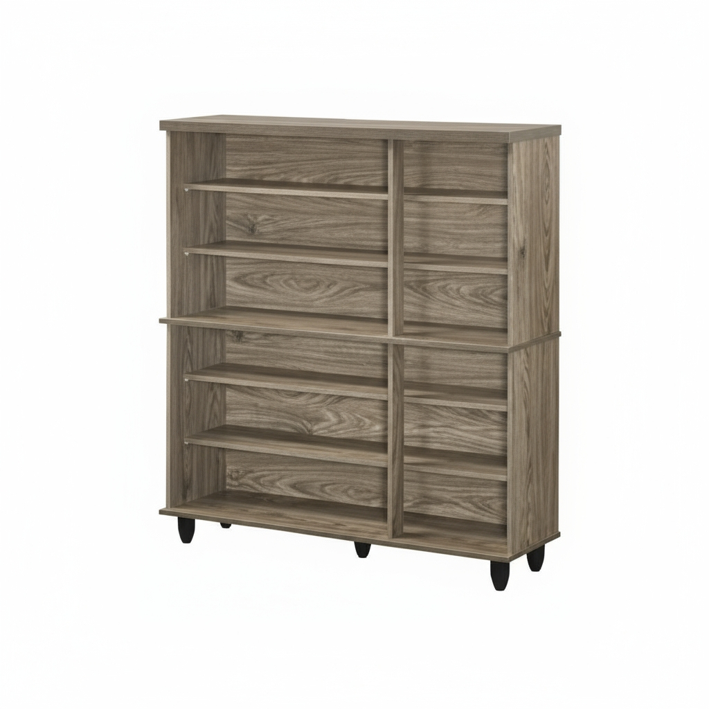 Jim Double Deck 6 Door Shoe Cabinet