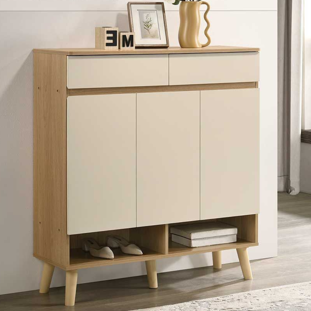Jace 3 Door Shoe Cabinet