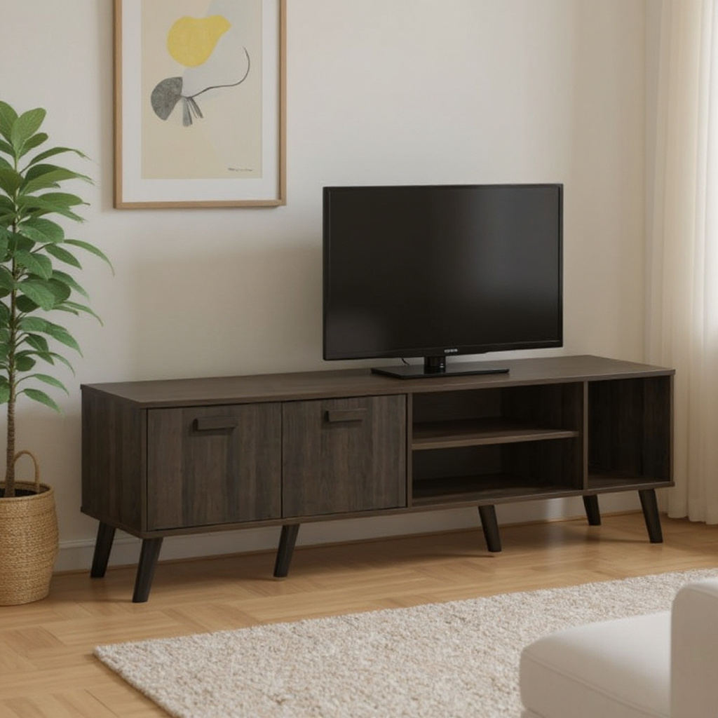 Jacob 6ft Walnut TV Console