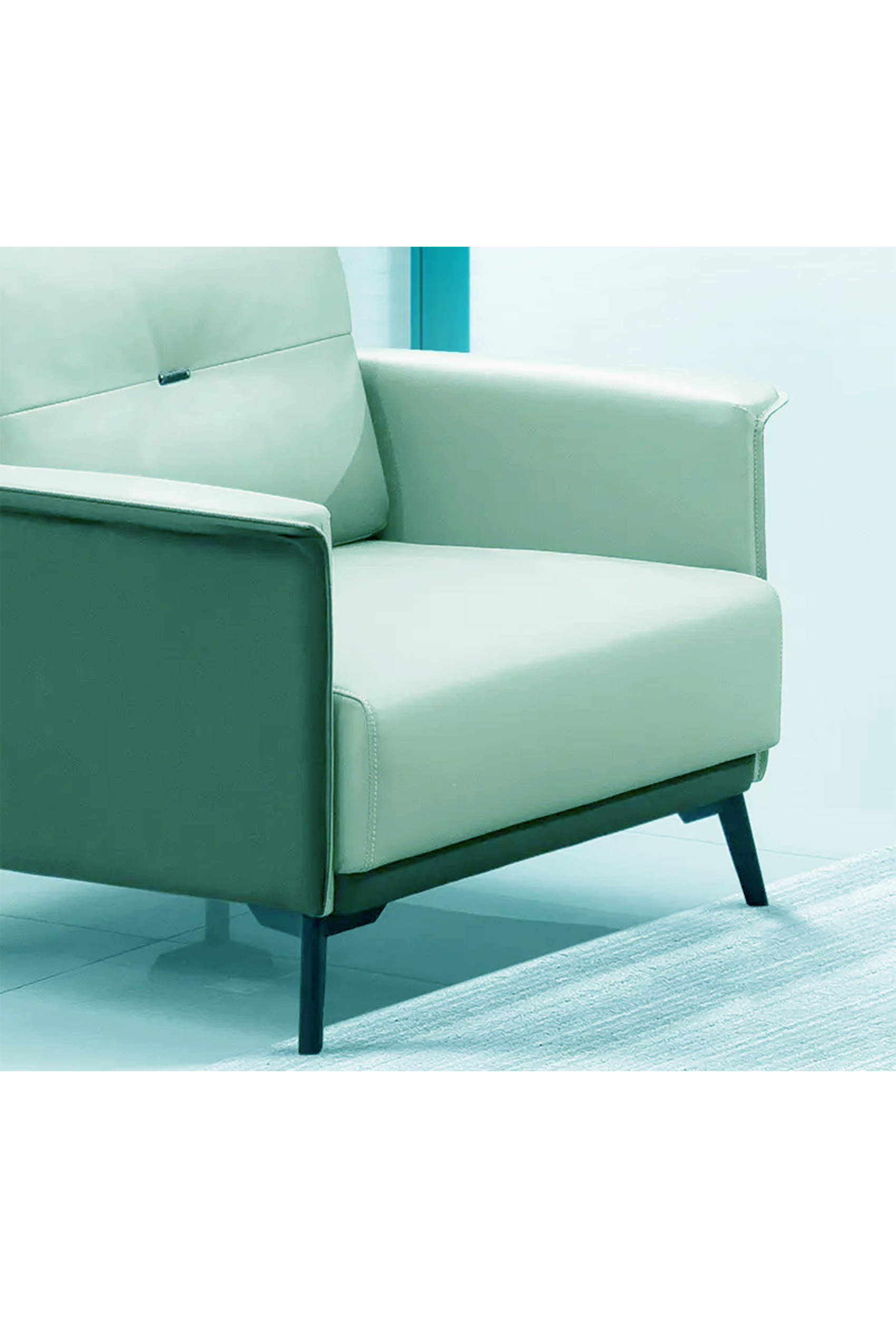 Jaxon Two Tone Leather Sofa