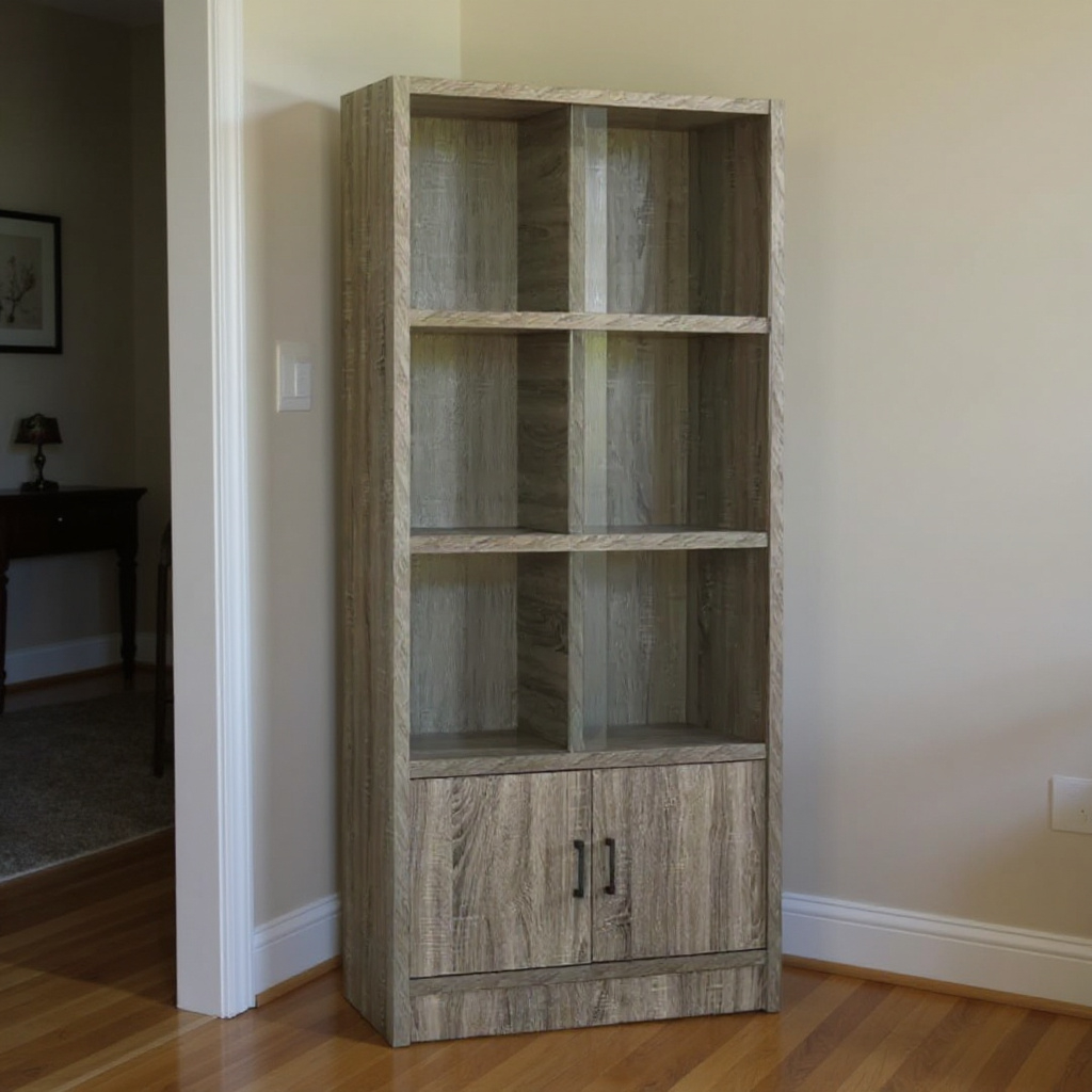 Jim 2.8ft Glass Door Multipurpose Cabinet