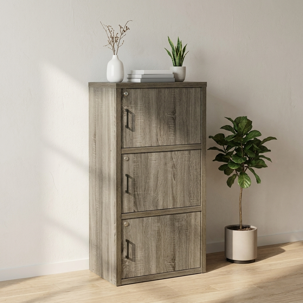 Jim 3 Door Multipurpose Cabinet 2ft