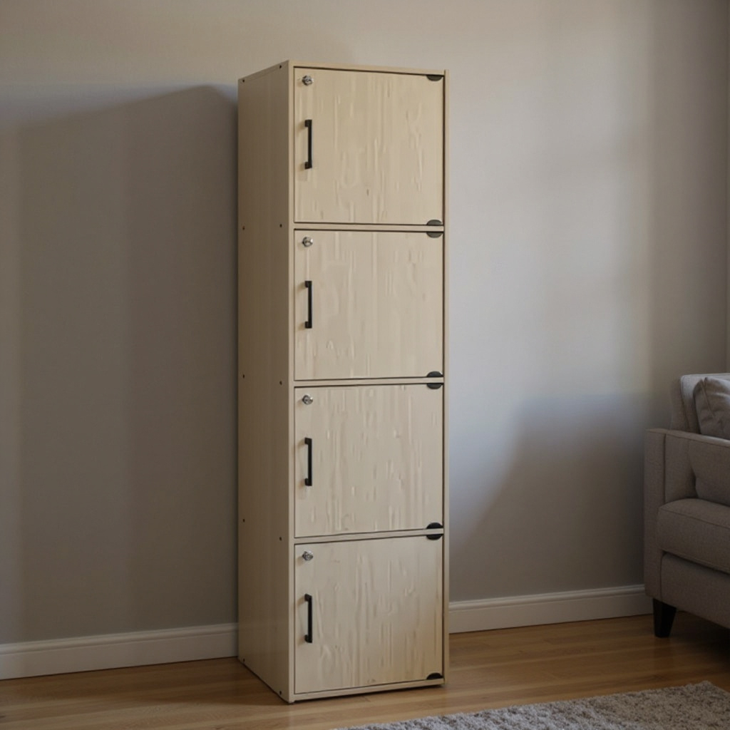 Jim 4 Door Multipurpose Cabinet