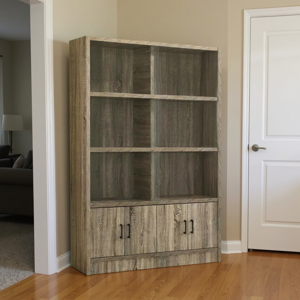 Jim 4ft Glass Door Multipurpose Cabinet