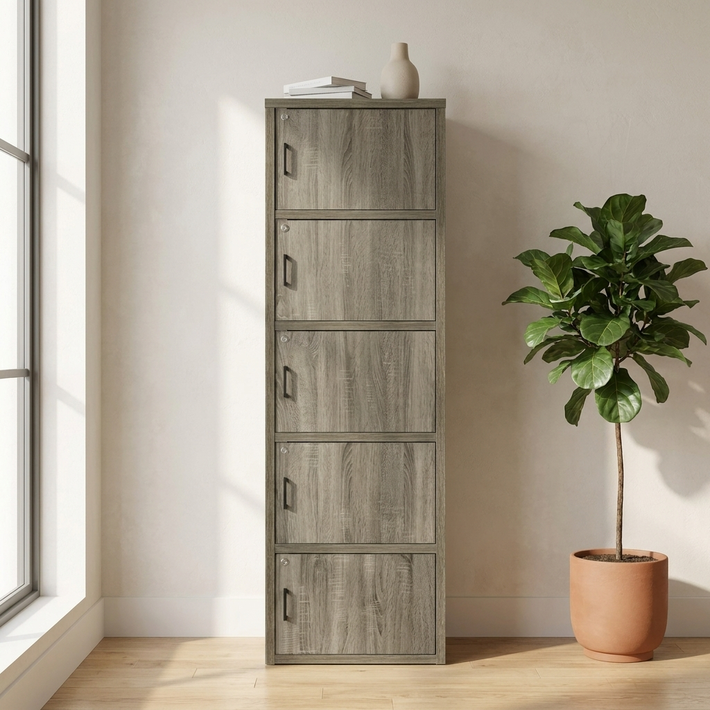 Jim 5 Door Multipurpose Cabinet 2ft