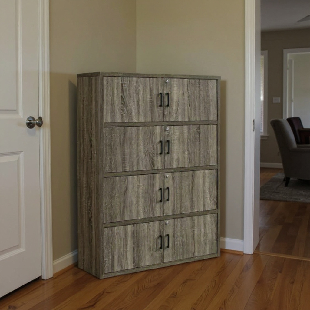 Jim 8 Door Multipurpose Cabinet 3.7ft