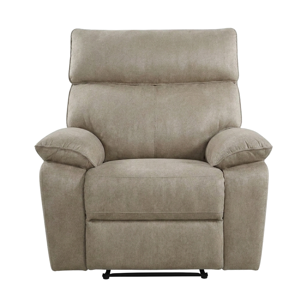 Juno 1 Seater Recliner Sofa – Pet Friendly Fabric (Hazy Grey)