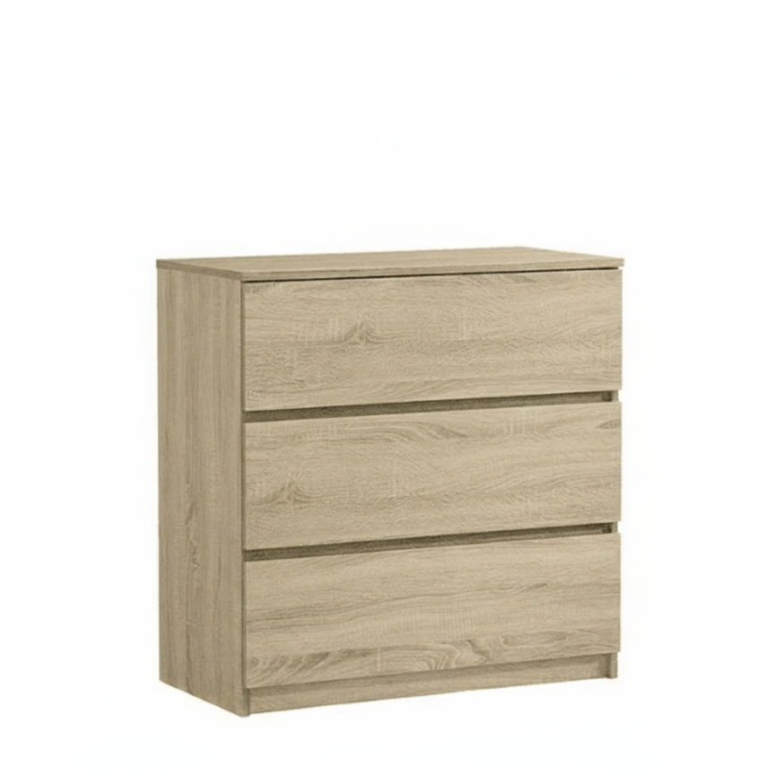 Lucas 3 Drawer Cabinet  (Sonoma Oak)