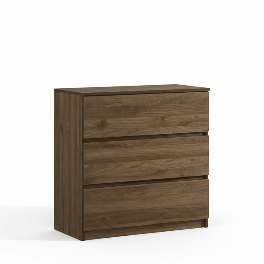 Lucas 3 Drawer Cabinet (Columbia Nut)