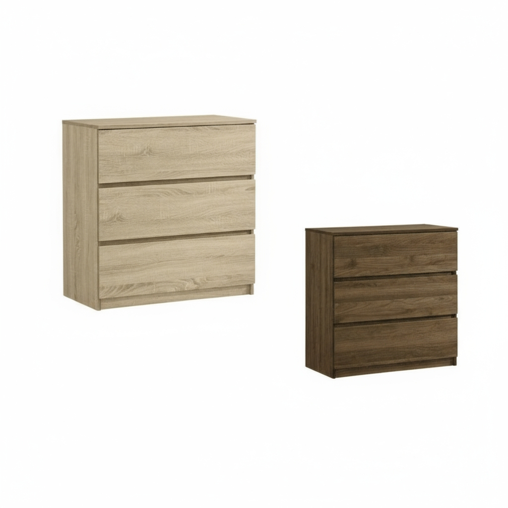 Lucas 3 Drawer Cabinet (Columbia Nut)