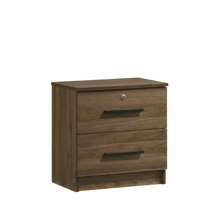 Lucas Bedside Table (Columbia Nut)