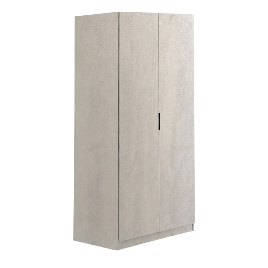 Lago 2 Door Wardrobe 2.5ft (Grey)
