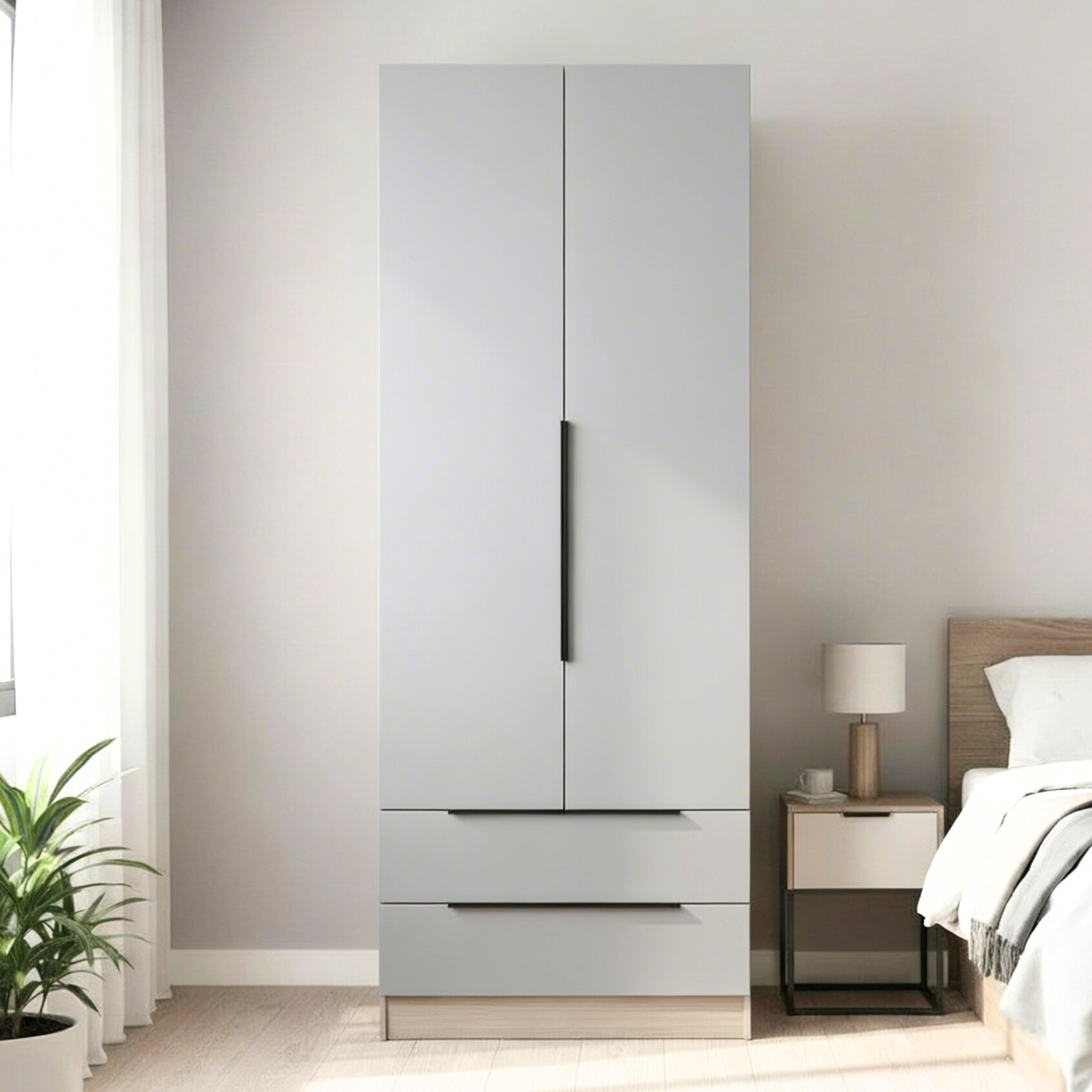 Lavie 2 Door 2 Drawer Wardrobe