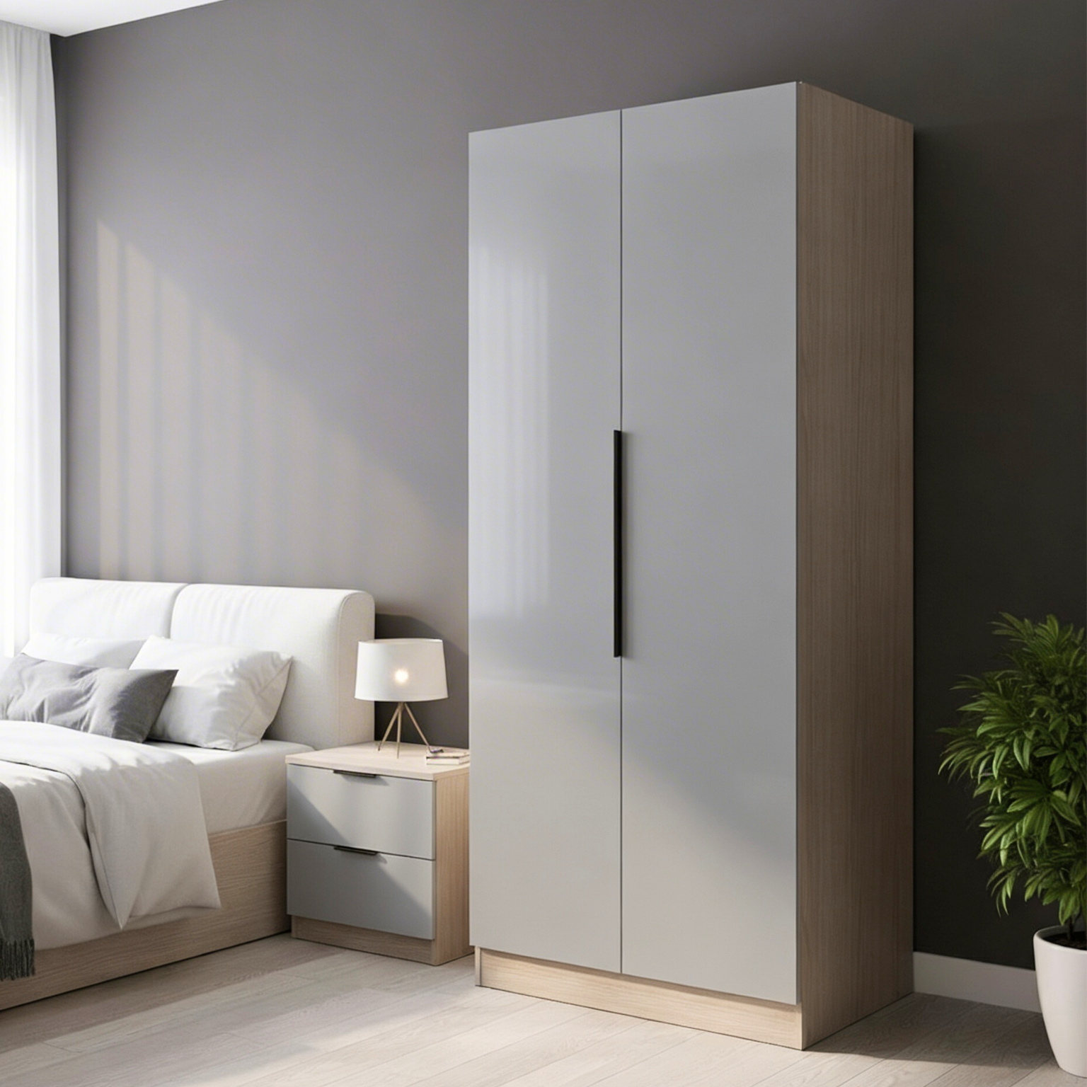 Lavie 2 Door Wardrobe