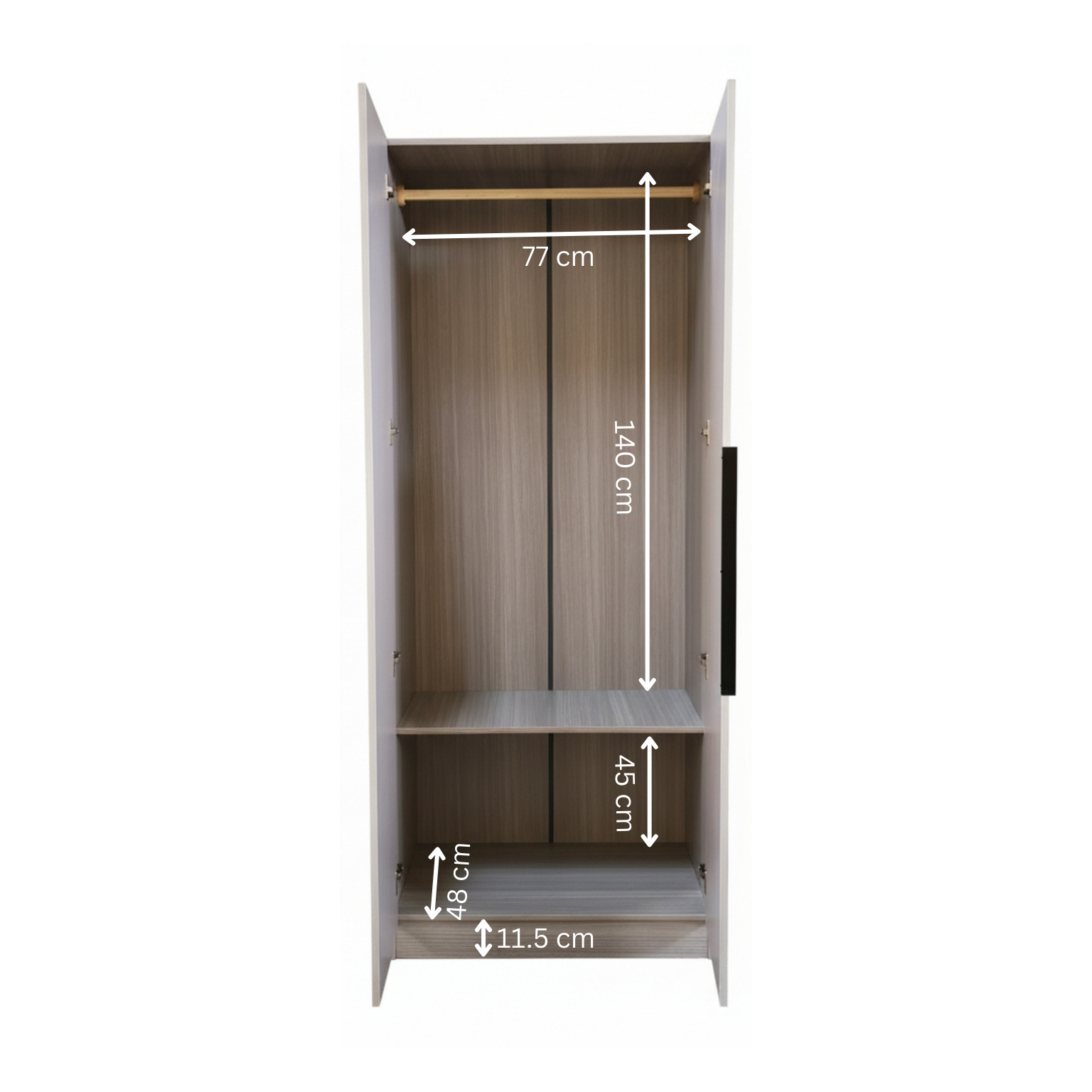 Lavie 2 Door Wardrobe
