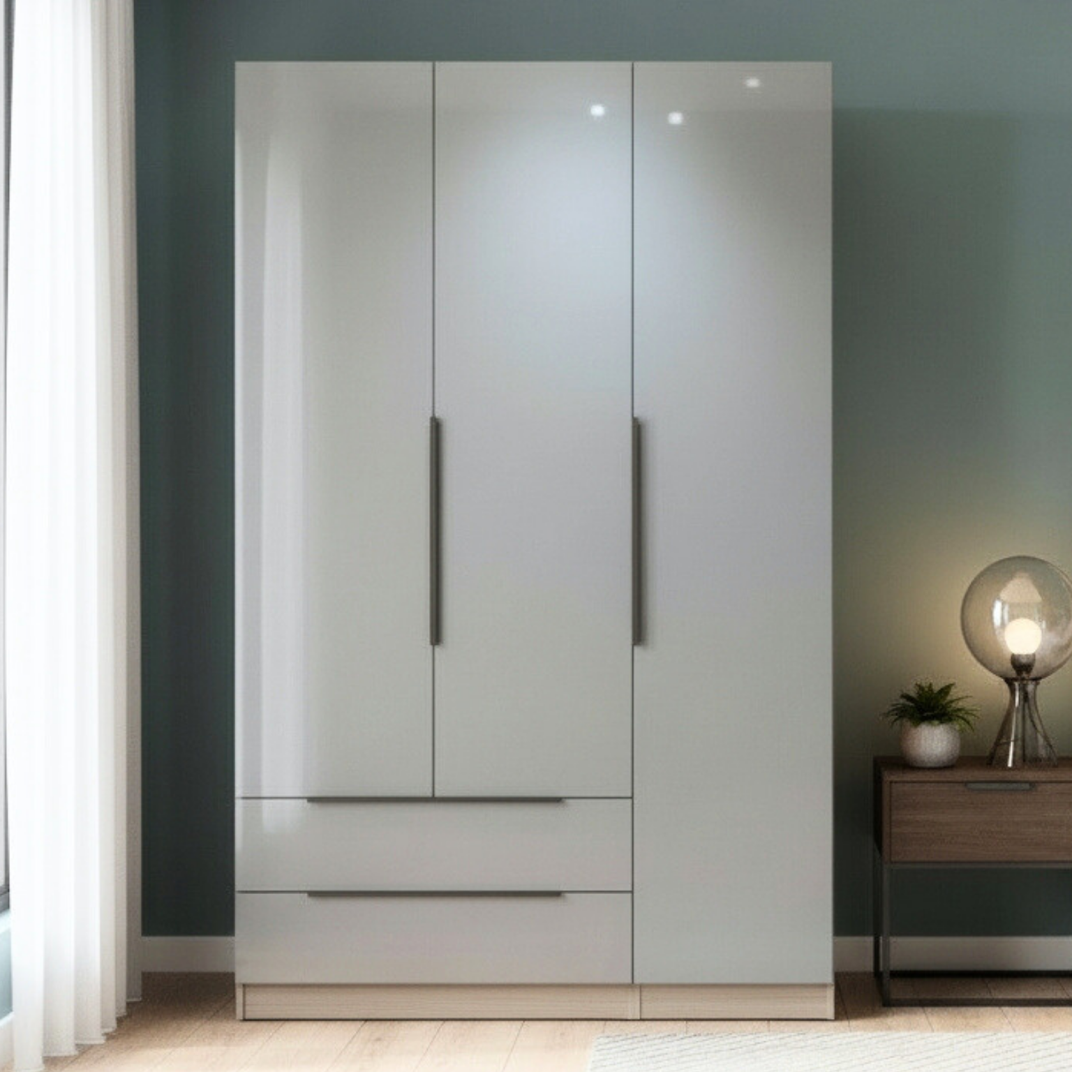 Lavie 3 Door 2 Drawer Wardrobe