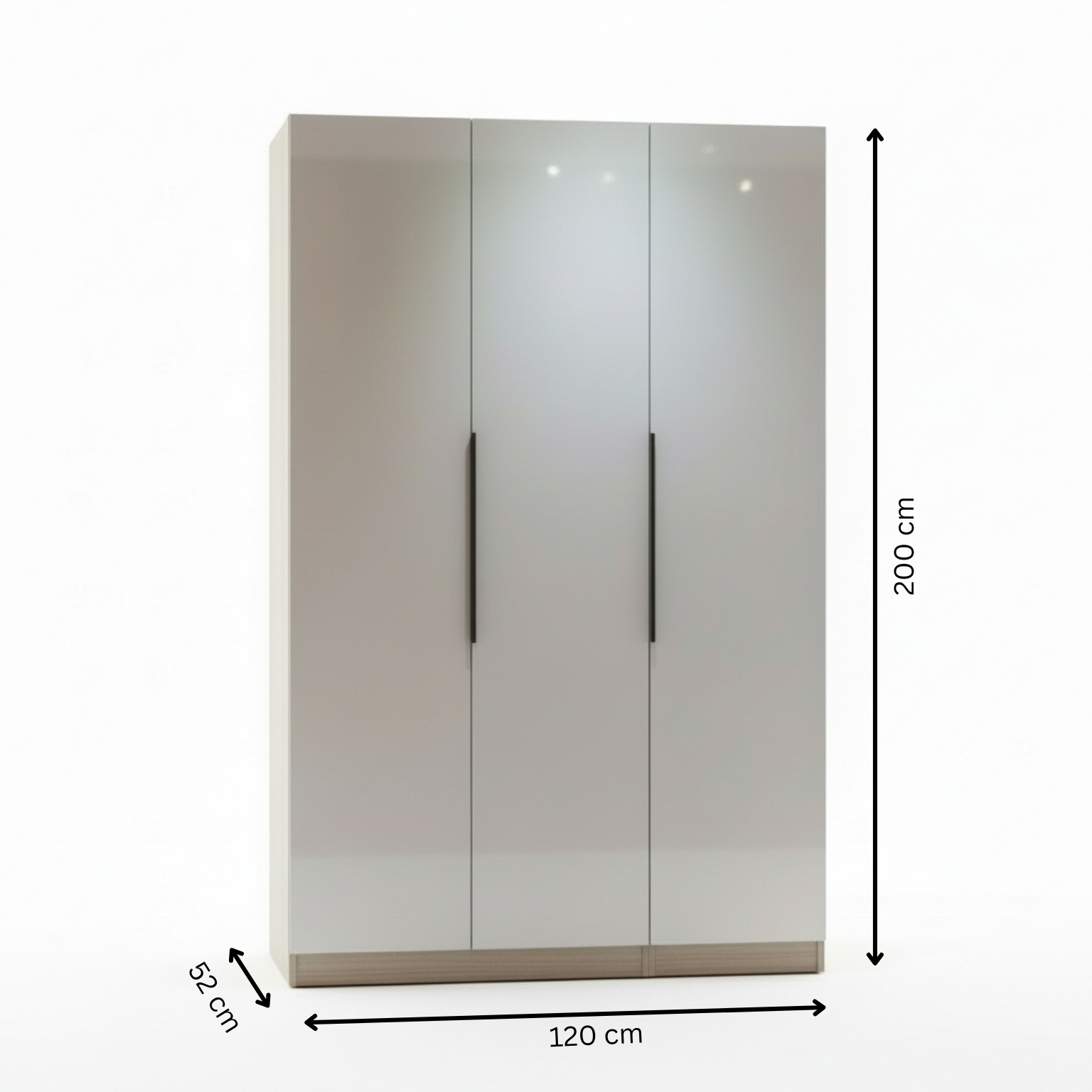 Lavie 3 Door Wardrobe