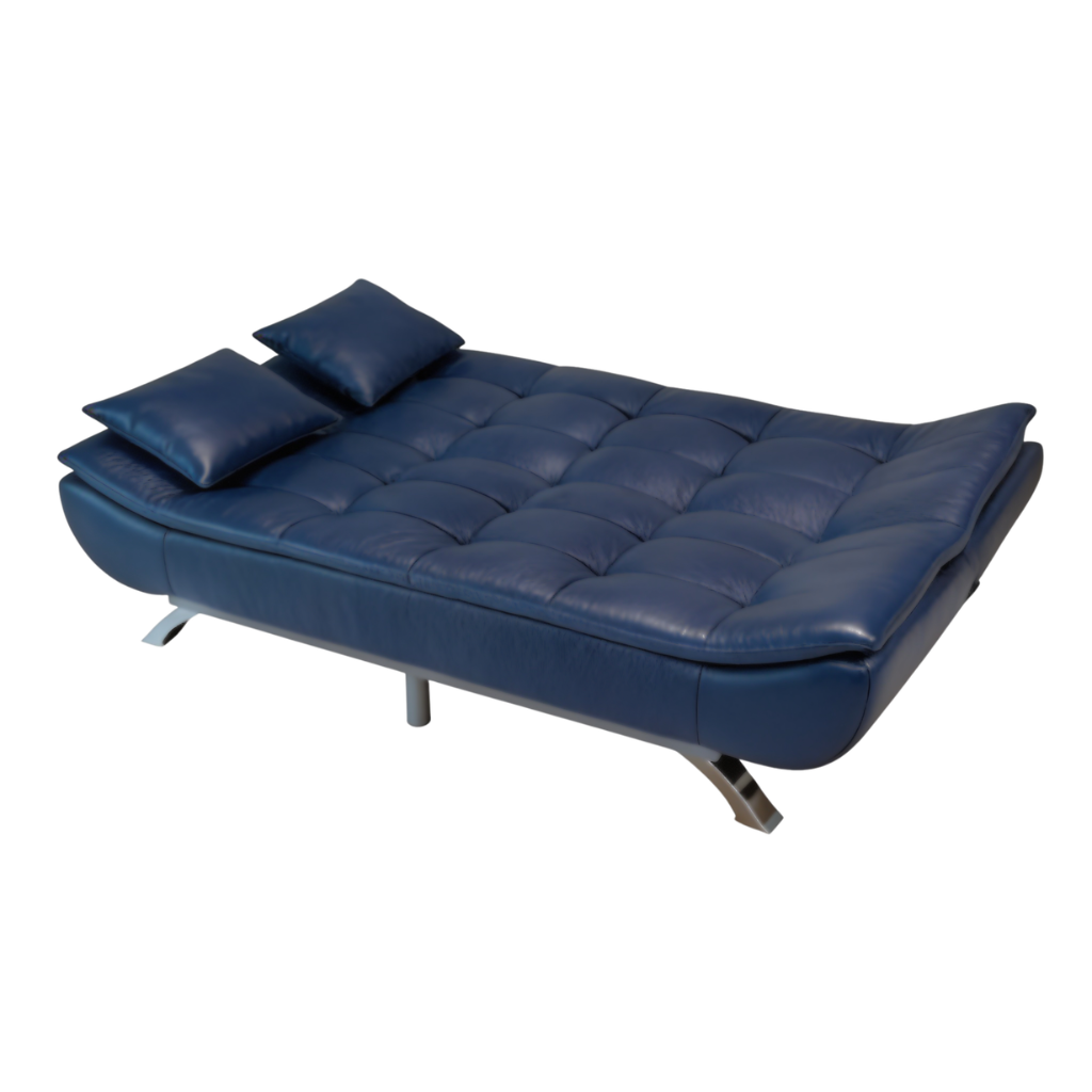 Lila Modern 3-Seater Leathaire Sofa Bed