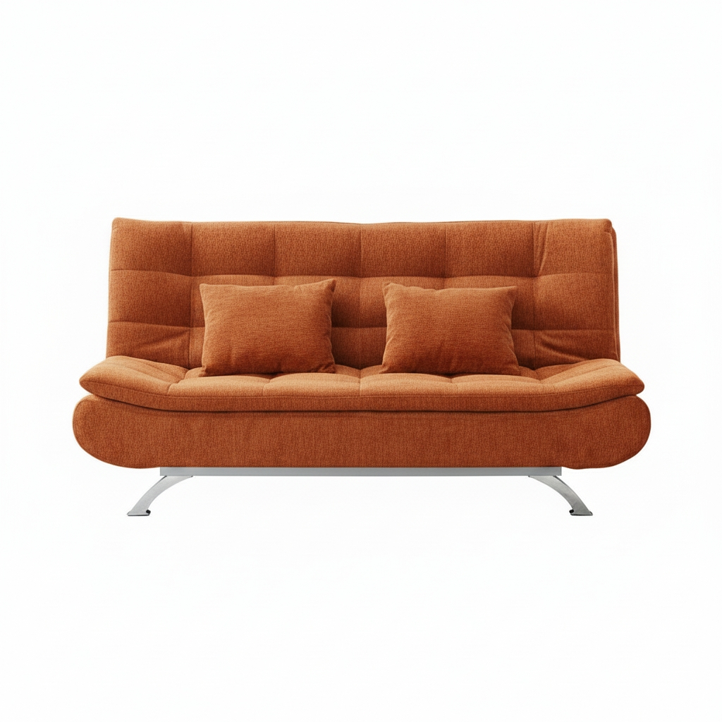 Lila Modern 3-Seater Wooven Fabric Sofa Bed
