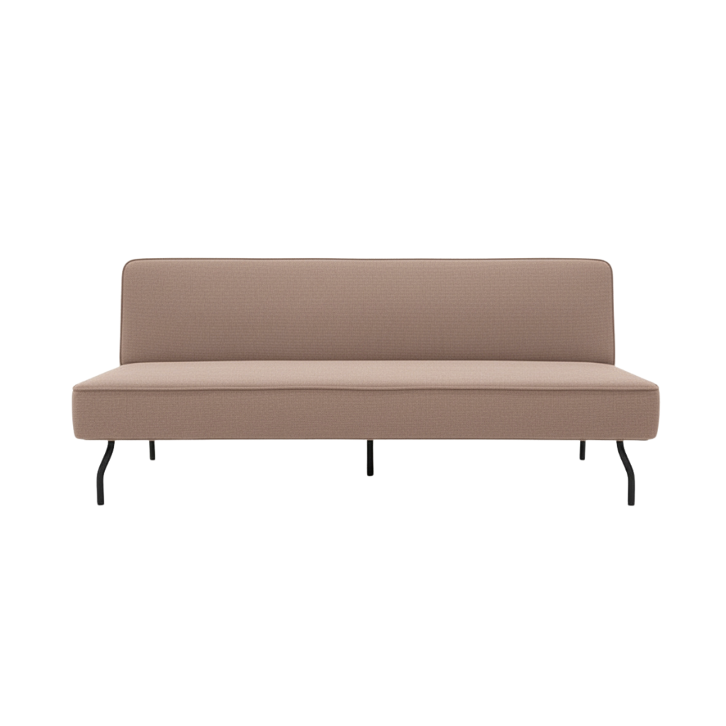 Lily Fabric Sofa Bed Brown