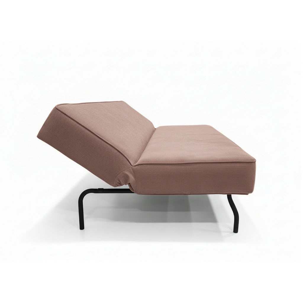 Lily Fabric Sofa Bed Brown