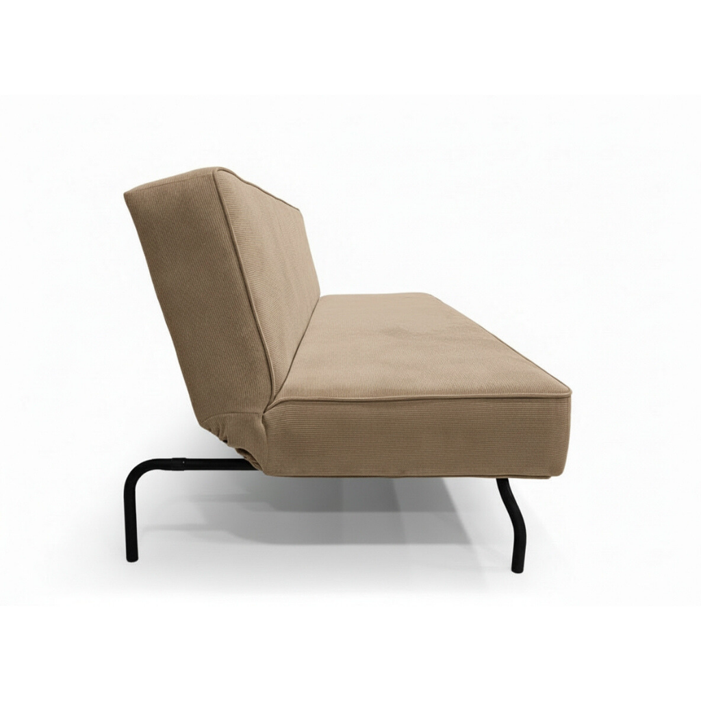 Lily Fabric Sofa Bed Brown