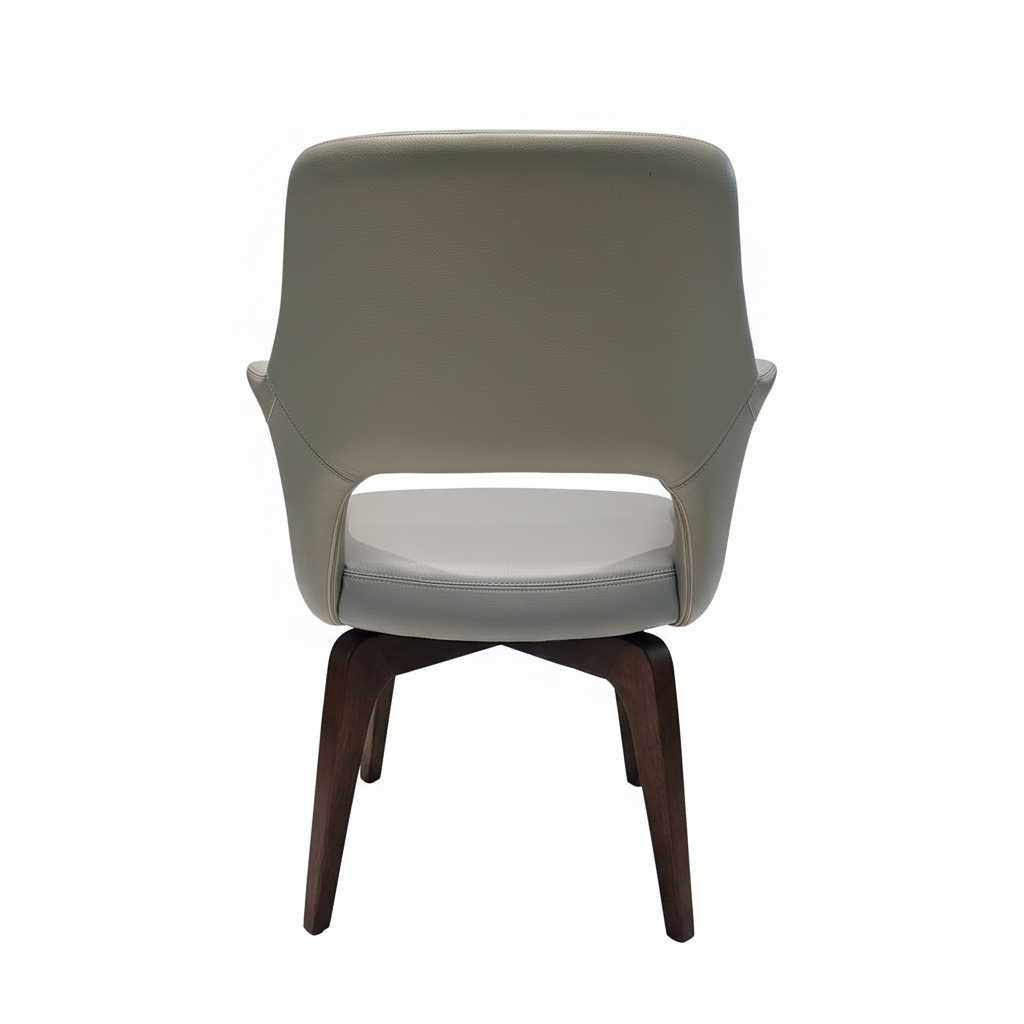 Livio Solid Wood Swivel Chair