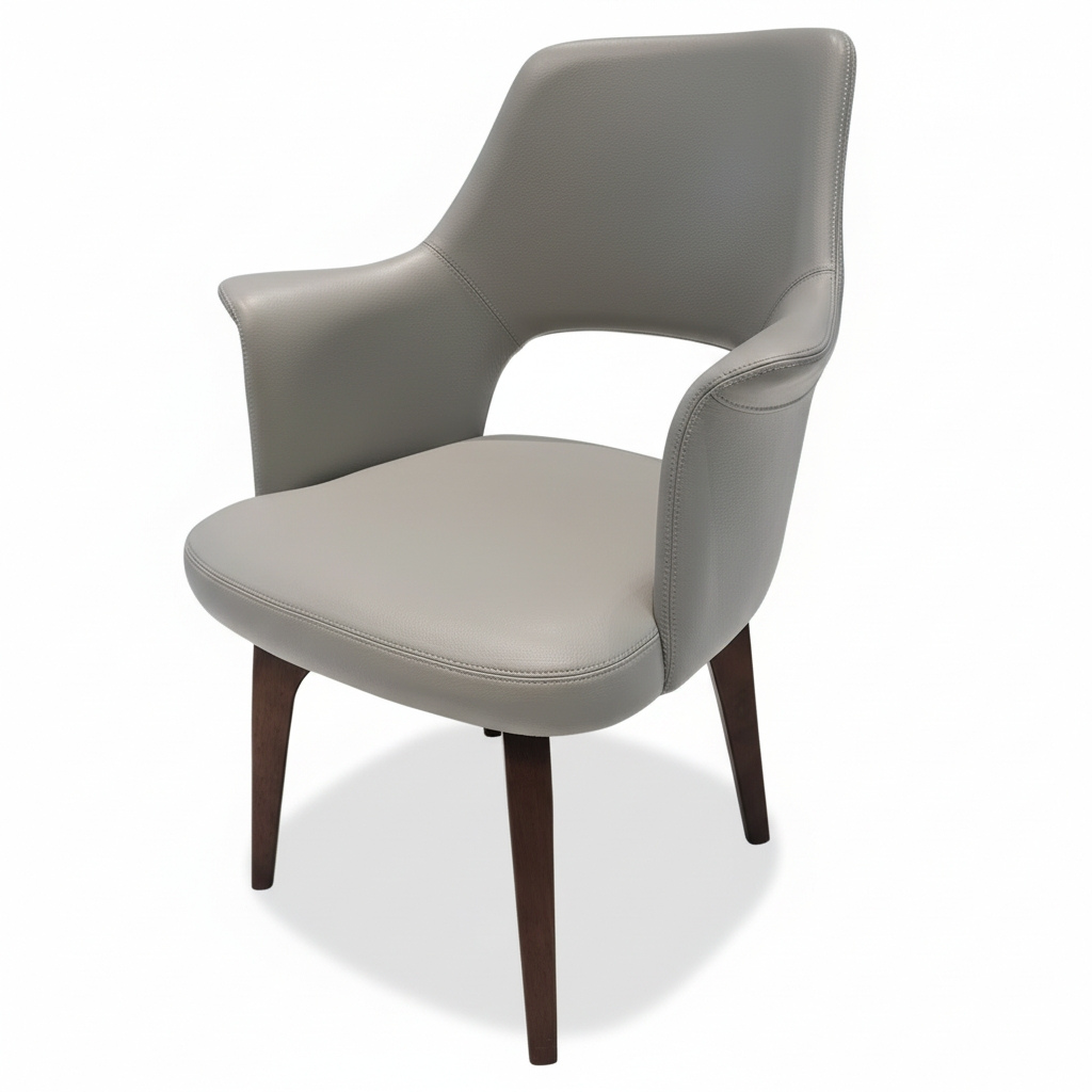 Livio Solid Wood Swivel Chair