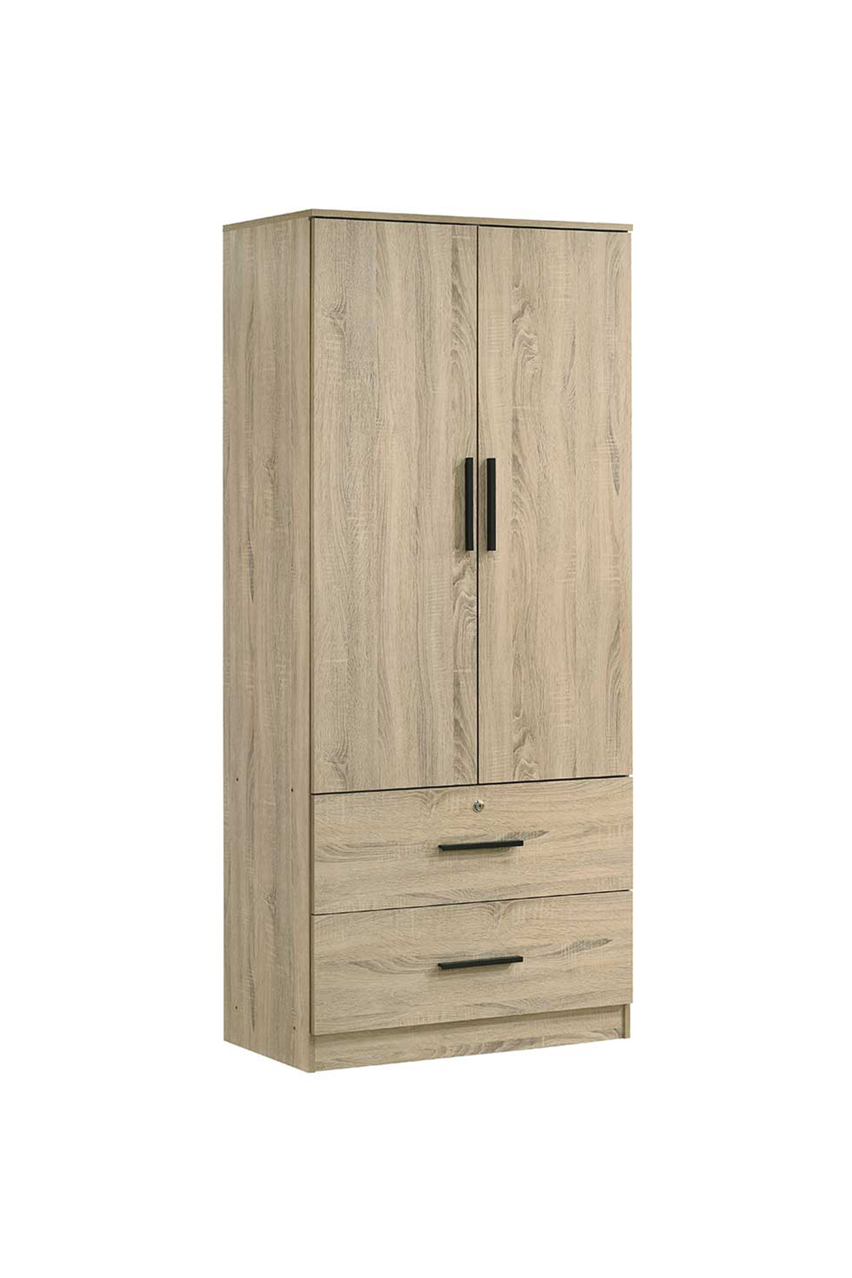 Lucas 2 Door 2 Drawer Wardrobe