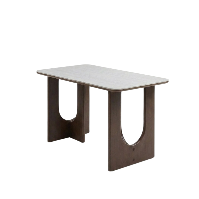 Luke Travertine Dining Table