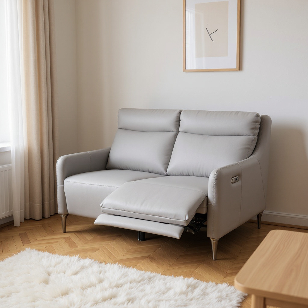 Maglie Leather Sofa with Electric Footrest Recliner