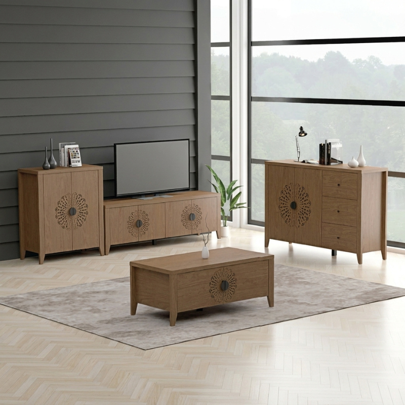 Mandala Morden Boho Shoe Cabinet