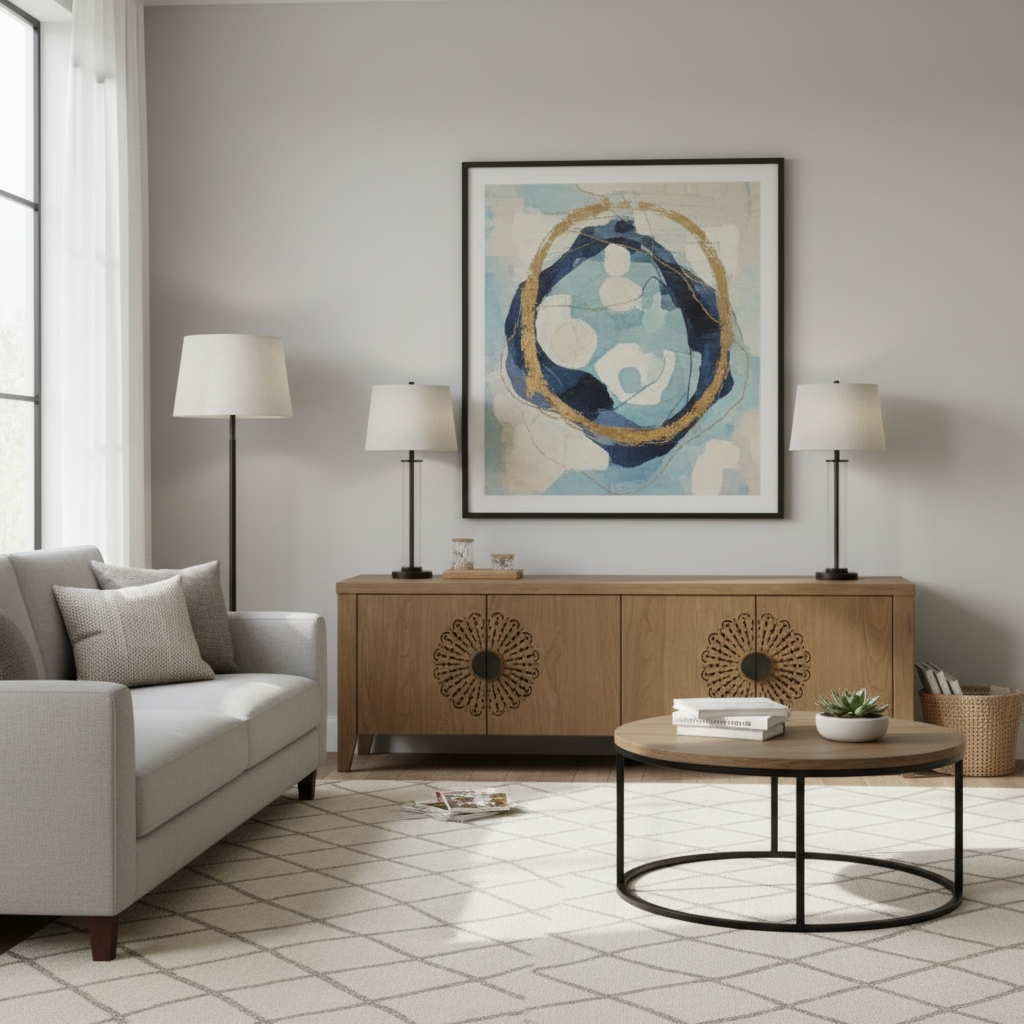 Mandala Morden Boho TV Console