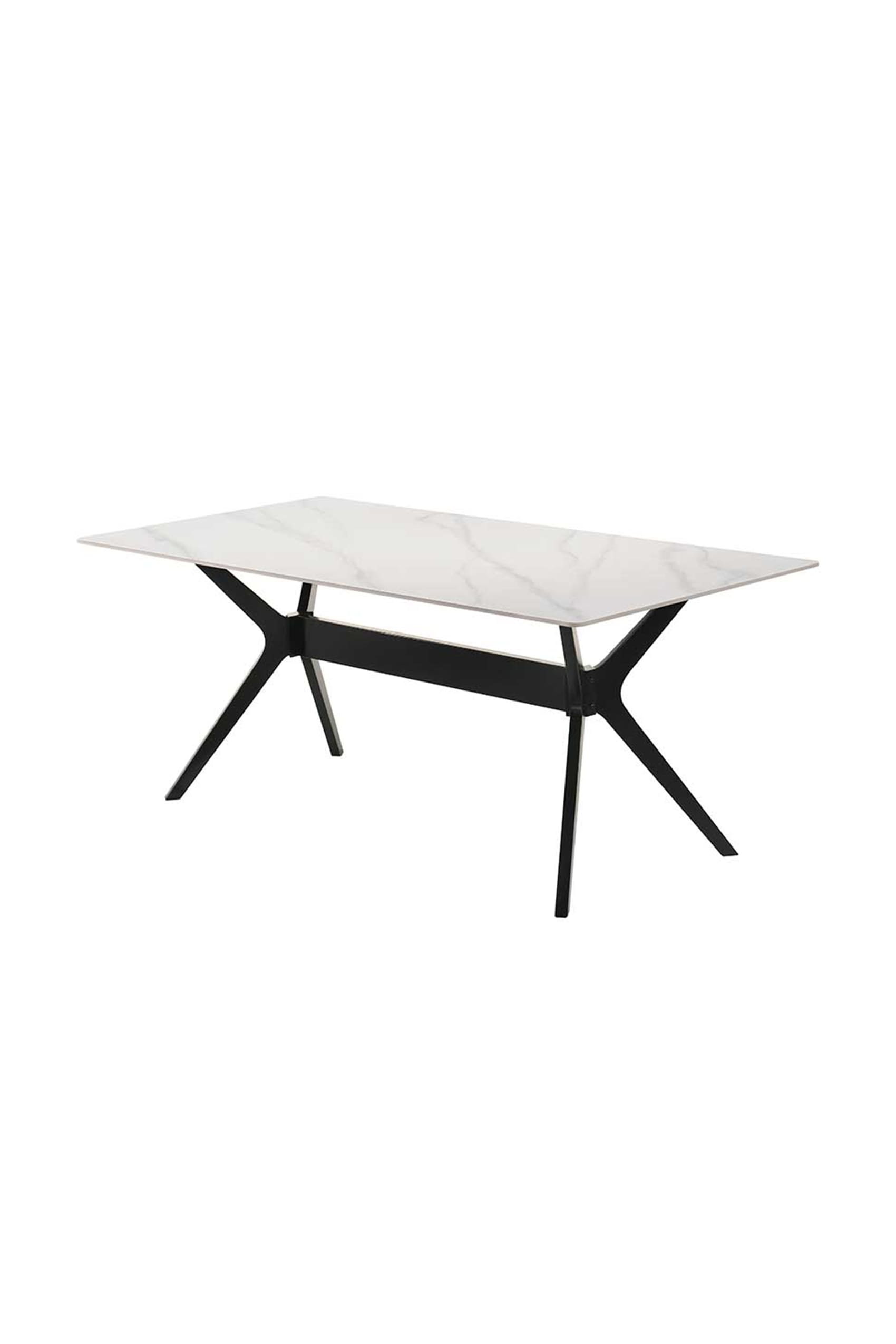 Marianopoli Dining Table + 6 Serna Fabric Dining Chairs